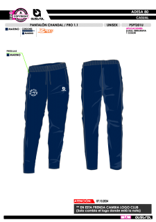 Pant. Chándal PRO 1.1 - Marino 2