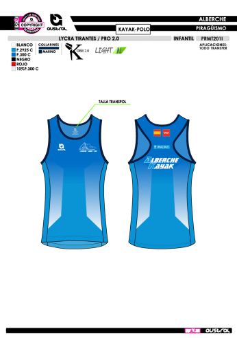 Lycra Tirantes PRO 2.0 - Kayak Polo -...