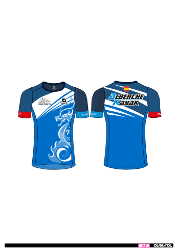 Lycra MC PRO 2.0 - Dragons - Azul