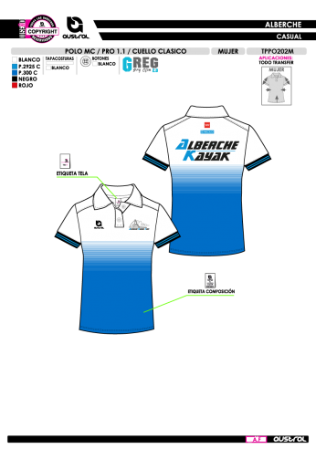 Polo MC PRO 1.1 Cuello Clásico - Blanco