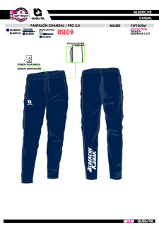 Pant. Chándal PRO 2.0 - Marino 2