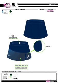 Falda PRO 2.0 - Marino 2