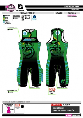 Tritraje PRO 1.1 - Verde