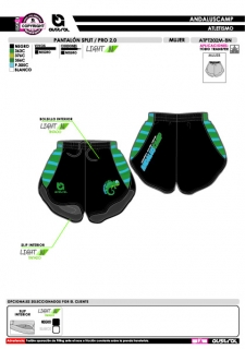 Pantalón Split PRO 2.0 - Negro 2