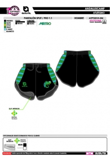 Pantalón Split PRO 1.1 - Negro 2