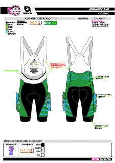 Culotte Corto PRO 1.1 - Negro 2