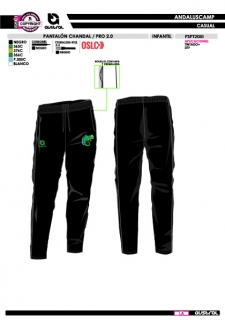 Pant. Chándal PRO 2.0 - Negro 2