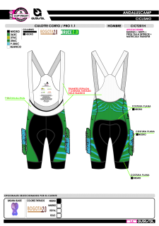 Culotte Corto PRO 1.1 - Negro 2