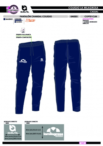 Pantalón Chándal - Marino