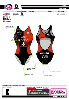 Tritraje body PRO 2.0 - Negro 2