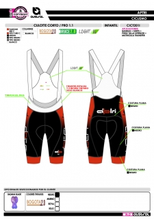 Culotte Corto PRO 1.1 - Negro 2