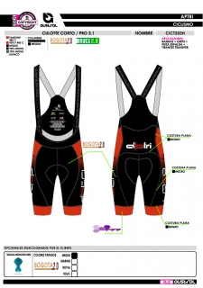 Culotte Corto PRO 3.1 - Negro 2