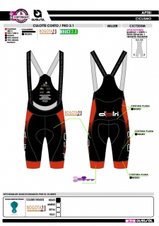 Culotte Corto PRO 3.1 - Negro 2