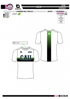 Camiseta MC PRO 2.0 - CAU -... 2