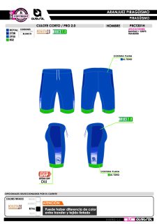 Culote Corto PRO 2.0 - Royal 2