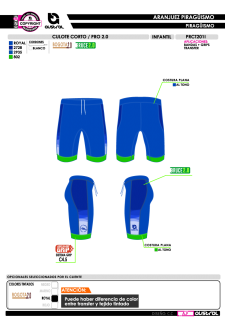 Culote Corto PRO 2.0 - Royal 2