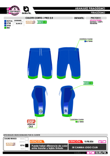 Culote Corto PRO 2.0 - Royal 2