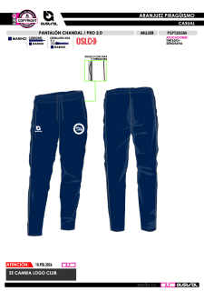 Pant. Chándal PRO 2.0 - Marino 2