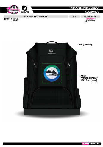 Mochila PRO 3.0 CG - Negro
