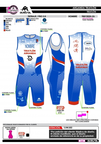 Tritraje PRO 2.0 - Royal