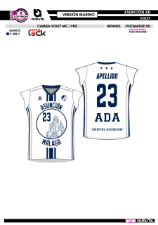 Camisa Voley MC PRO - Marino 2