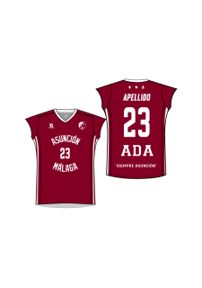 Camisa Voley MC PRO - Granate