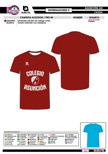 Camiseta Algodon PRO IM -...