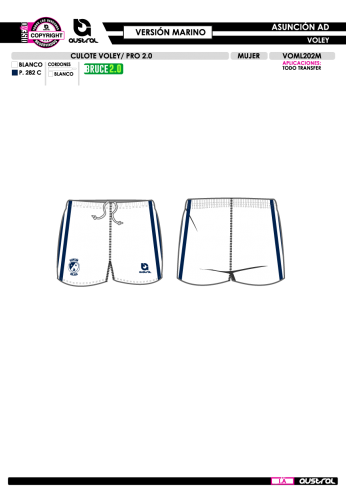 Culote Voley PRO 2.0 - Marino