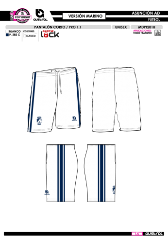 Pantalón Corto PRO 1.1 - Marino