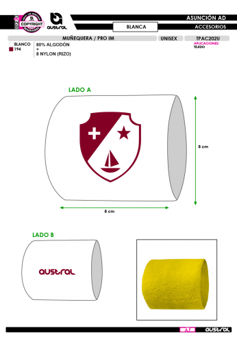 Muñequera - Blanco