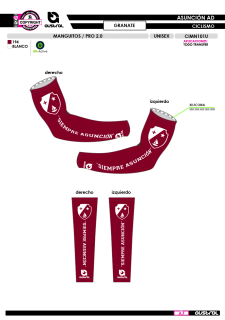 Manguitos PRO 2.0 - Granate 2