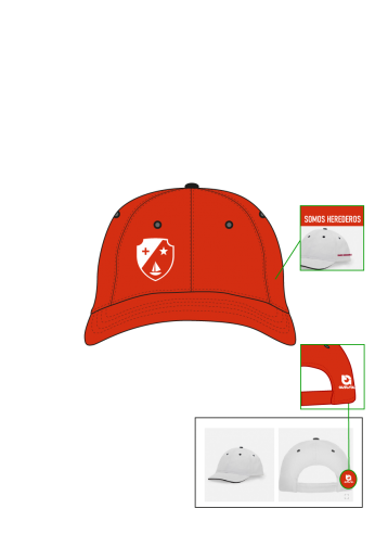 Gorra deportiva IM - Rojo