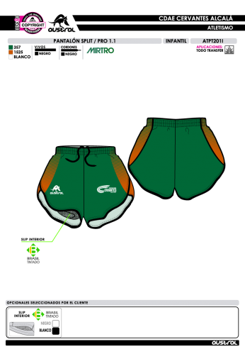 Pantalón Split PRO 1.1 - Verde