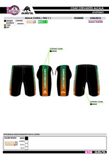Malla Corta PRO 1.1 - Negro 2