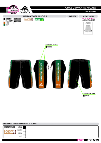 Malla Corta PRO 1.1 - Negro