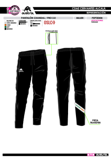 Pant. Chándal PRO 2.0 - Negro 2