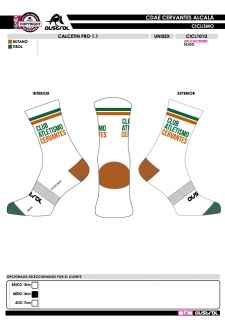 Calcetin PRO 1.1 - Blanco 2