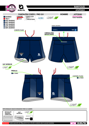 Pantalón Corto PRO 2.0 - Marino