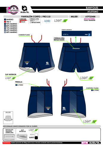 Pantalón Corto PRO 2.0 - Marino