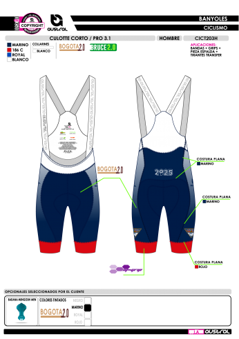 Culotte Corto PRO 3.1 - Marino