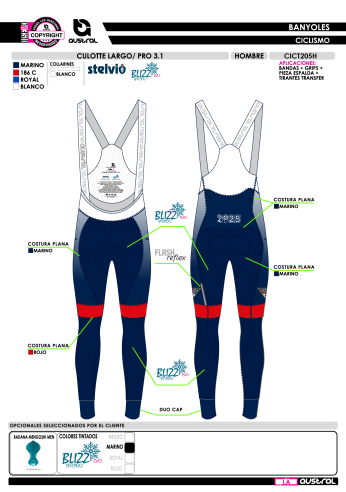 Culotte Largo PRO 3.1 - Marino