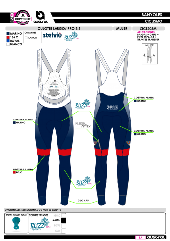 Culotte Largo PRO 3.1 - Marino
