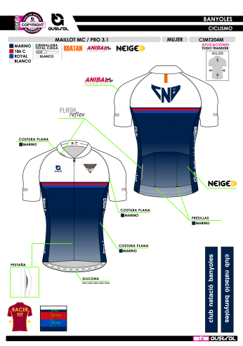 Maillot MC PRO 3.1 - Marino