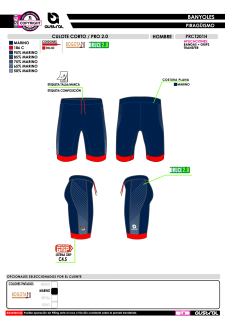 Culote Corto PRO 2.0 - Marino 2