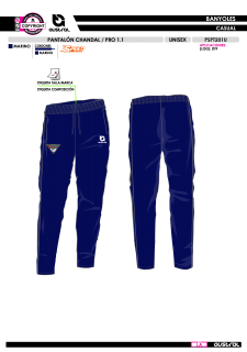 Pant. Chándal PRO 1.1 - Marino 2