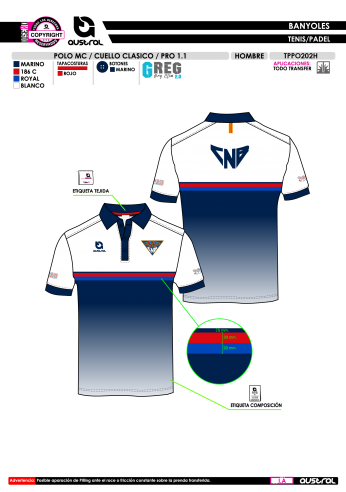 Polo MC PRO 1.1 Cuello Clásico - Marino