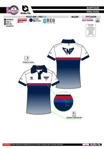 Polo MC PRO 1.1 Cuello Clásico - Marino