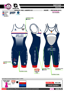 Tritraje PRO abierto 2.0 -... 2