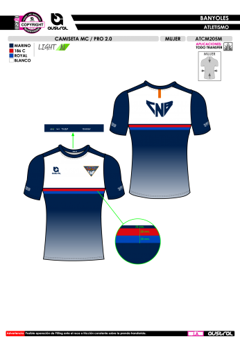 Camiseta MC PRO 2.0 - Marino