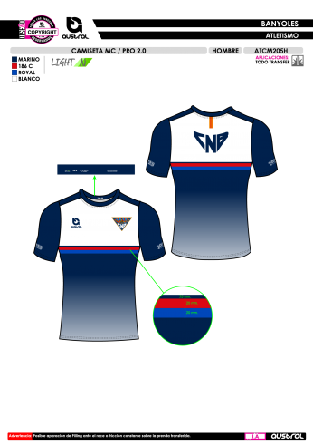 Camiseta MC PRO 2.0 - Marino